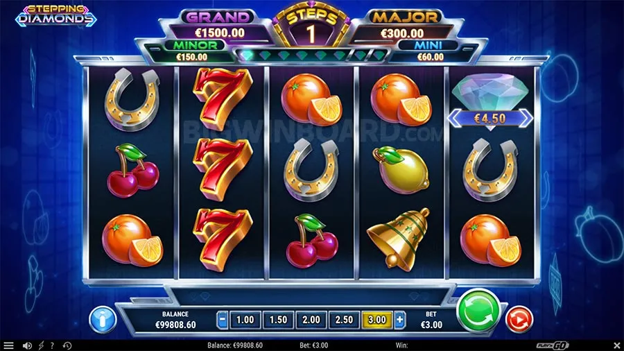 Stepping Diamonds slot