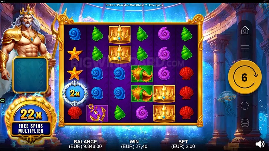 Strike of Poseidon MultiChase slot