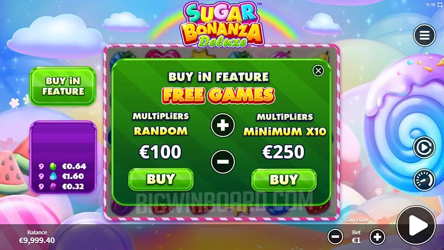 Sugar Bonanza Deluxe slot