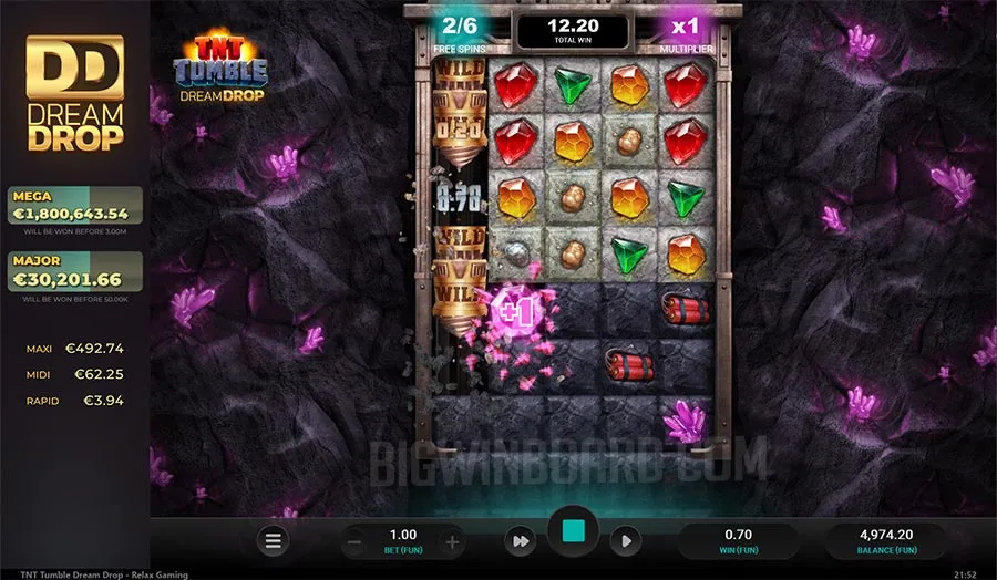 TNT Tumble Dream Drop slot