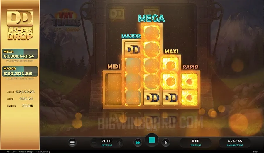 TNT Tumble Dream Drop slot