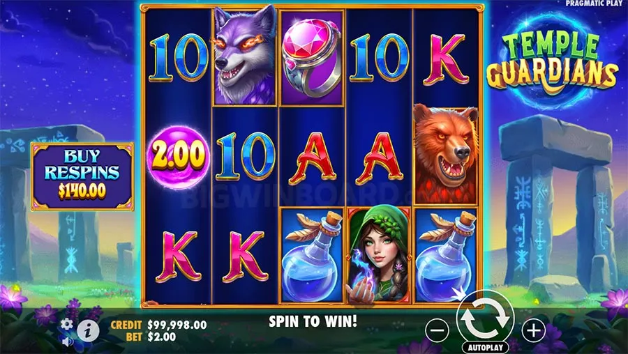 Temple Guardians slot