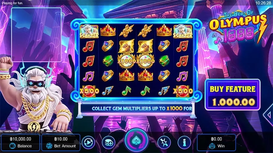 The Beat of Olympus 1000 slot