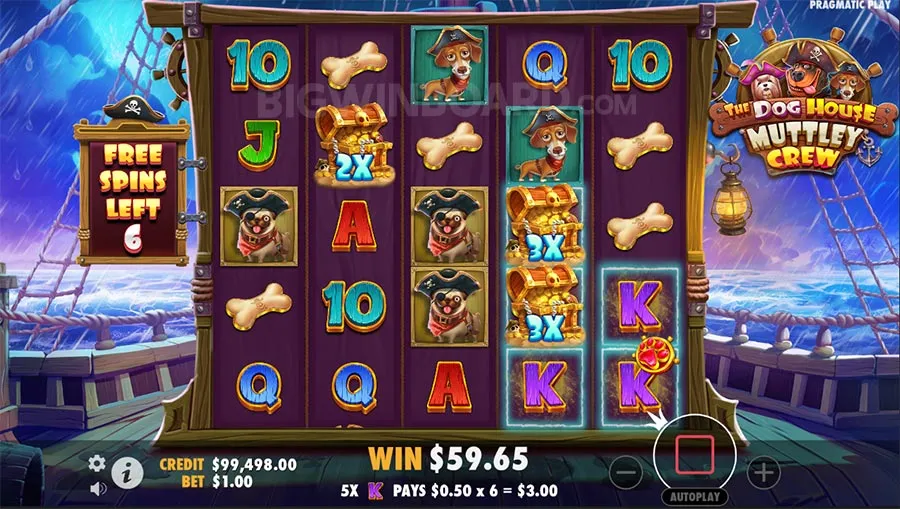 The Dog House Muttley Crew slot