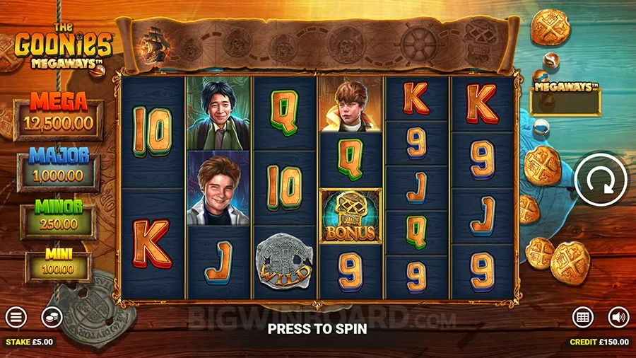 The Goonies Megaways slot