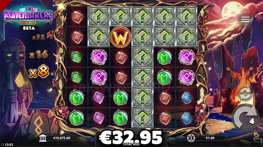The Runemakers DoubleMax slot