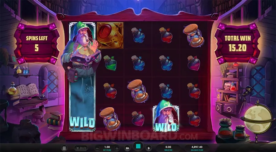 The Sorcerers Shuffle slot