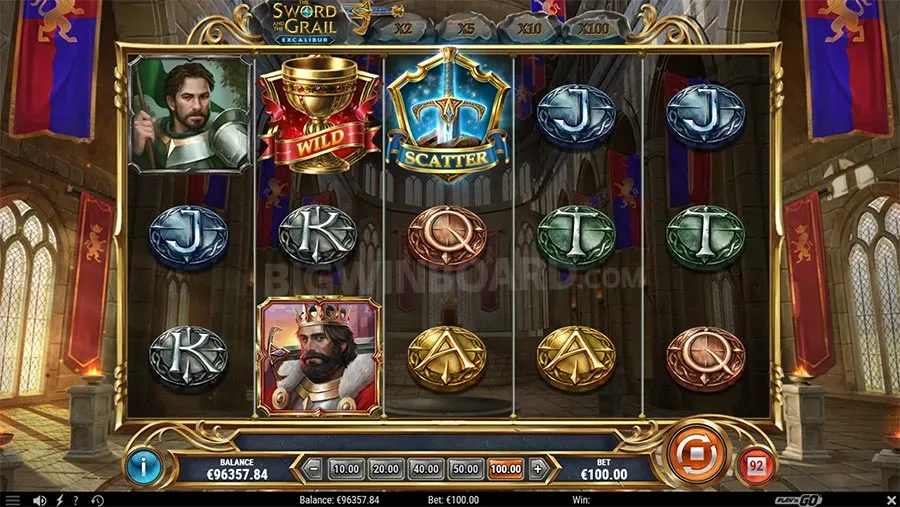 The Sword and the Grail Excalibur slot