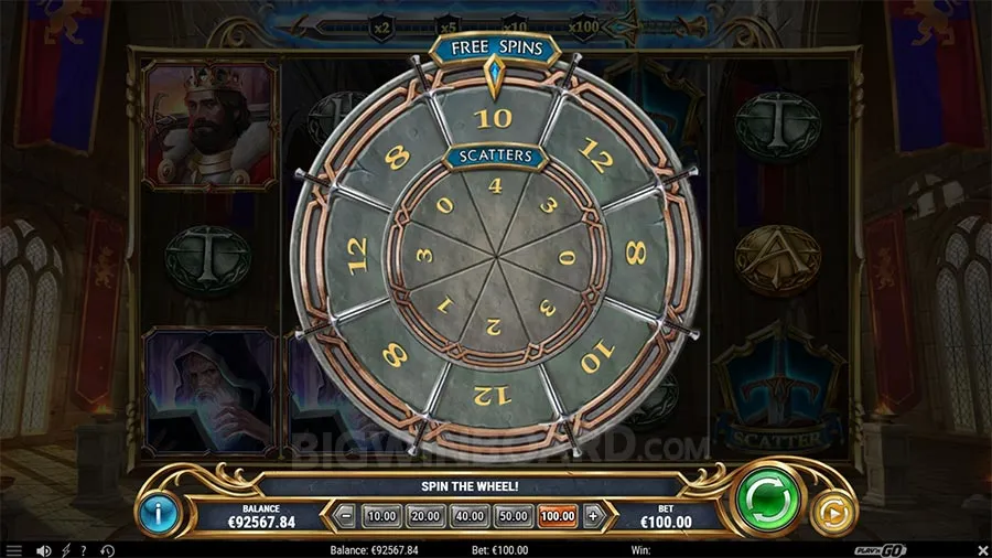 The Sword and the Grail Excalibur slot