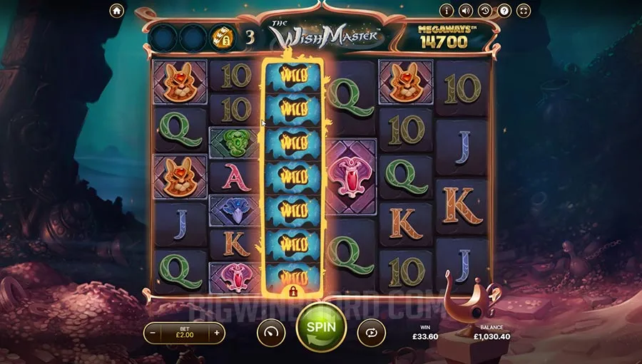 The Wish Master Megaways slot