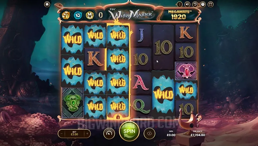 The Wish Master Megaways slot