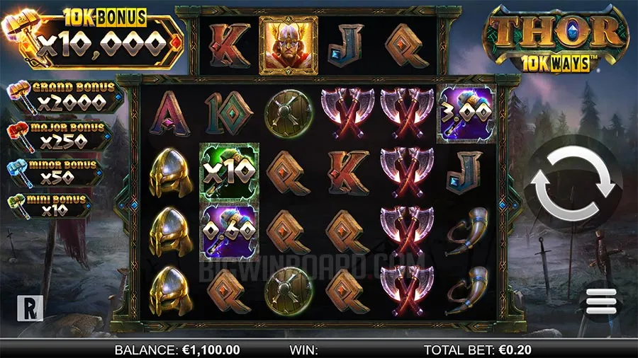 Thor 10K Ways slot
