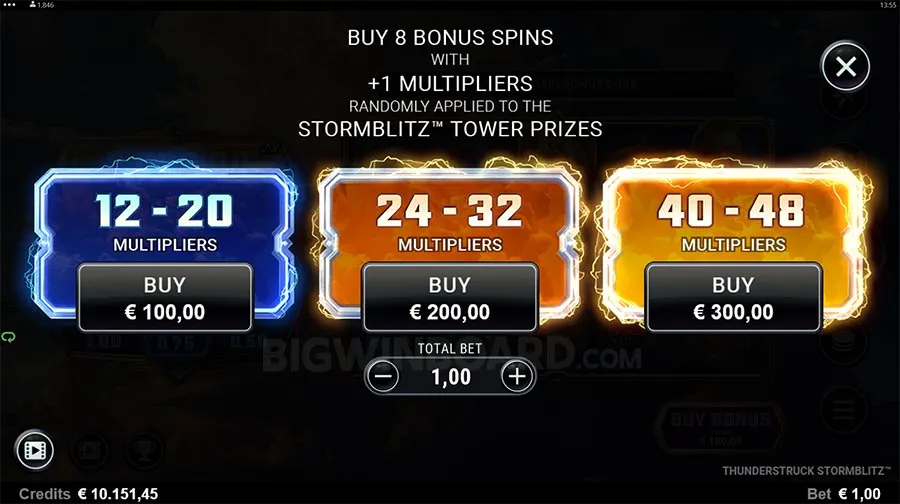 Thunderstruck Stormblitz slot
