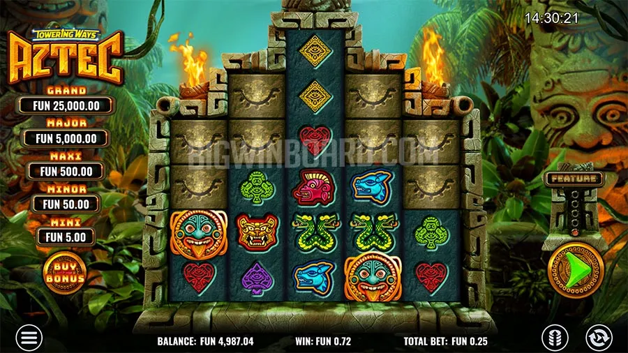 Towering Ways Aztec slot