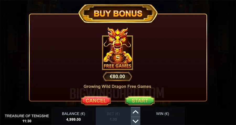 Treasure of Tengshe slot