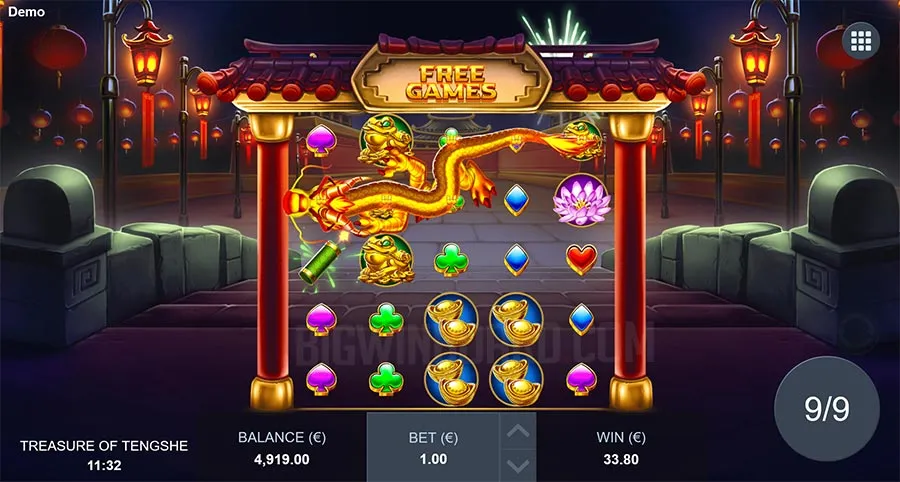 Treasure of Tengshe slot