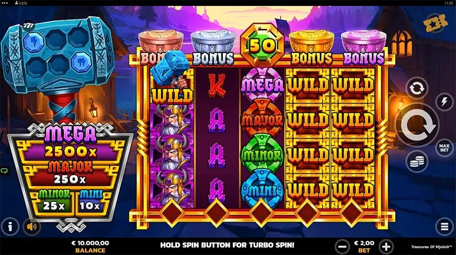 Treasures of Mjolnir slot