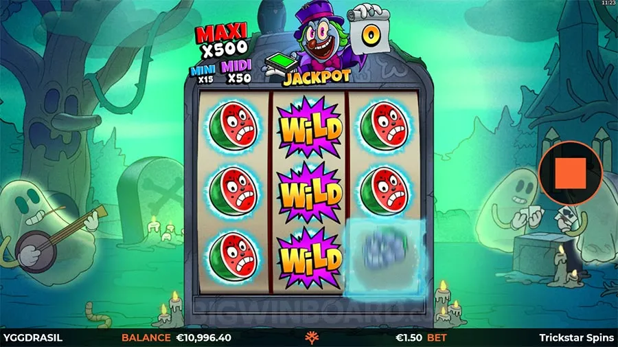 Trickstar Spins slot