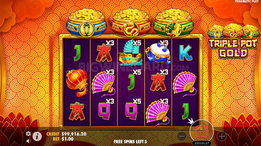 Triple Pot Gold slot