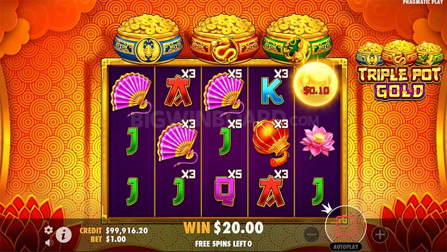 Triple Pot Gold slot