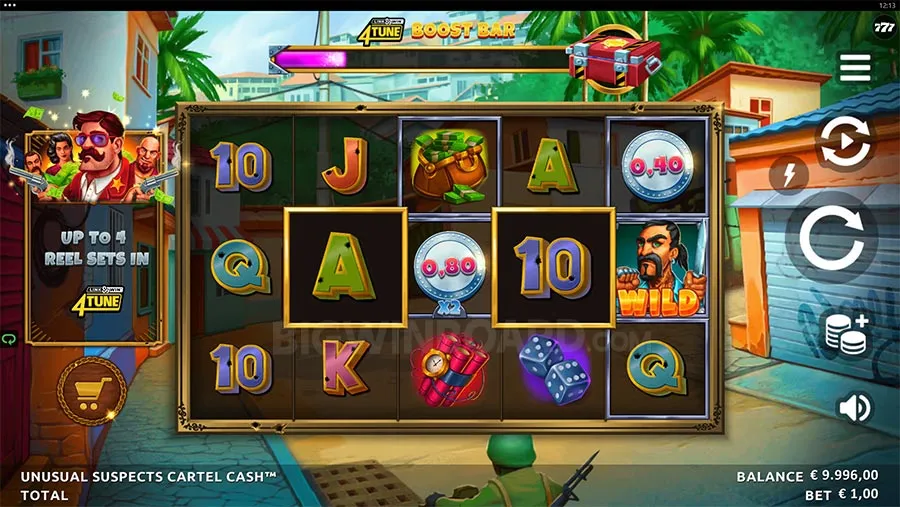 Unusual Suspects Cartel Cash slot