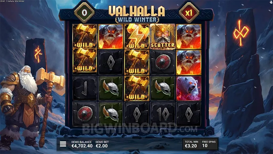 Valhalla Wild Winter slot
