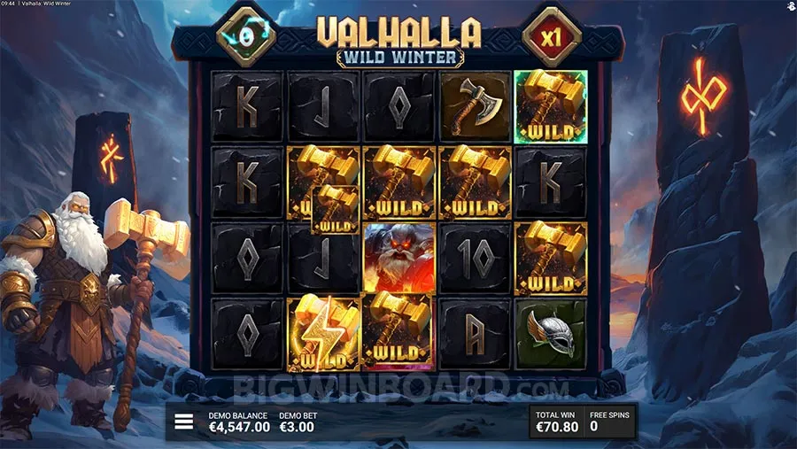 Valhalla Wild Winter slot