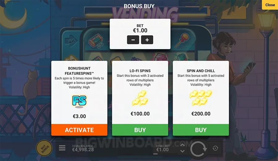 Vending Machine slot