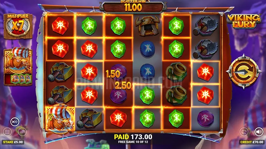 Viking Fury Spinfinity slot