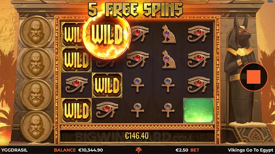 Vikings Go To Egypt Wild Fight slot