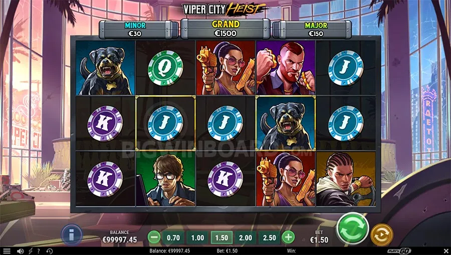 Viper City Heist slot