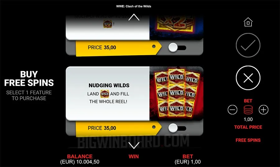 WWE Clash of the Wilds slot