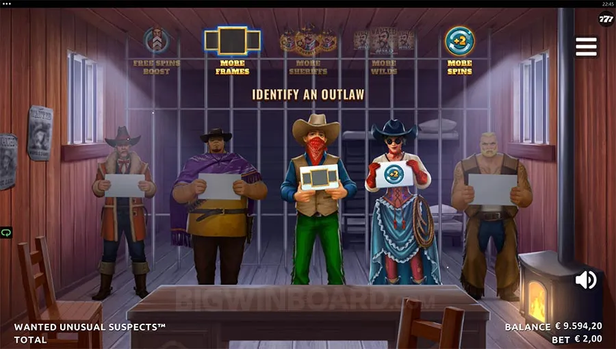 Wanted Usual Suspects slot