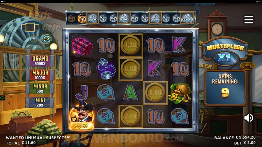 Wanted Usual Suspects slot