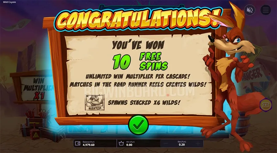 Wild Coyote Megaways slot