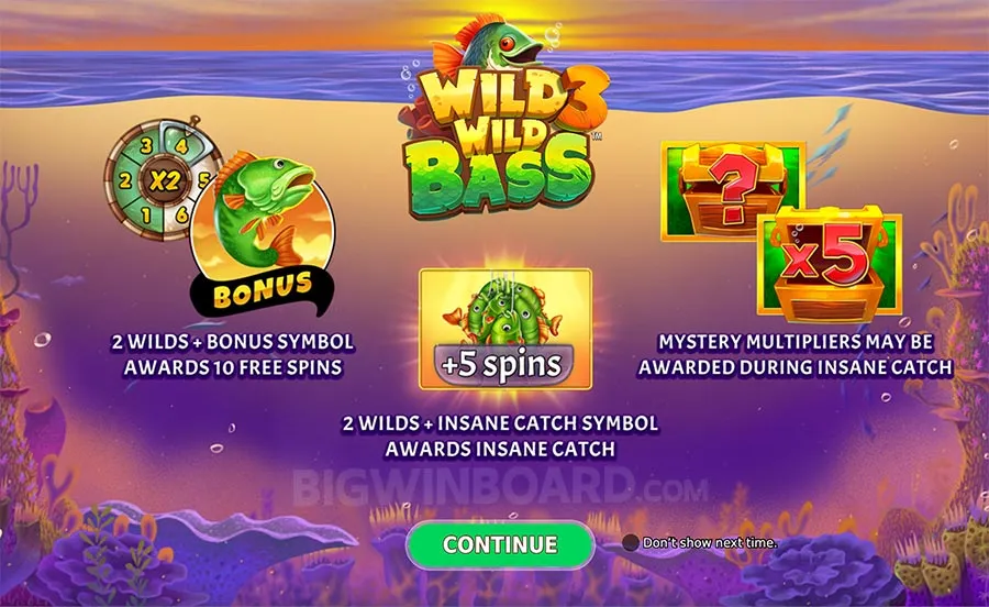 Wild Wild Bass 3 slot