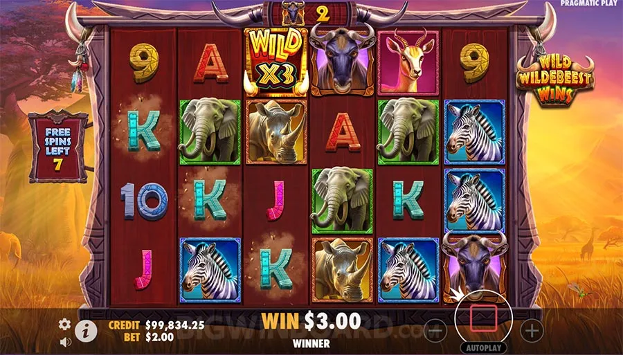 Wild Wildebeest Wins slot