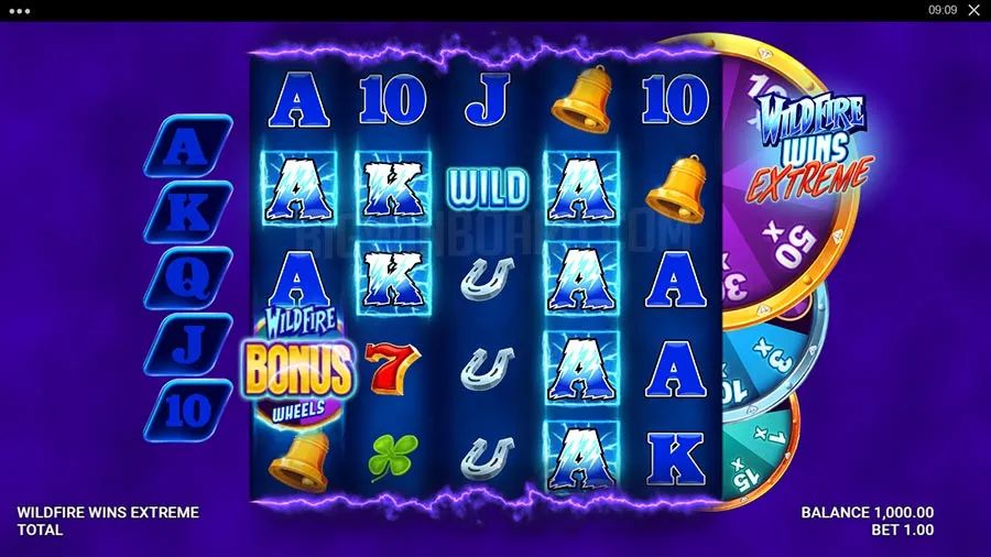 Wildfire Wins Extreme slot