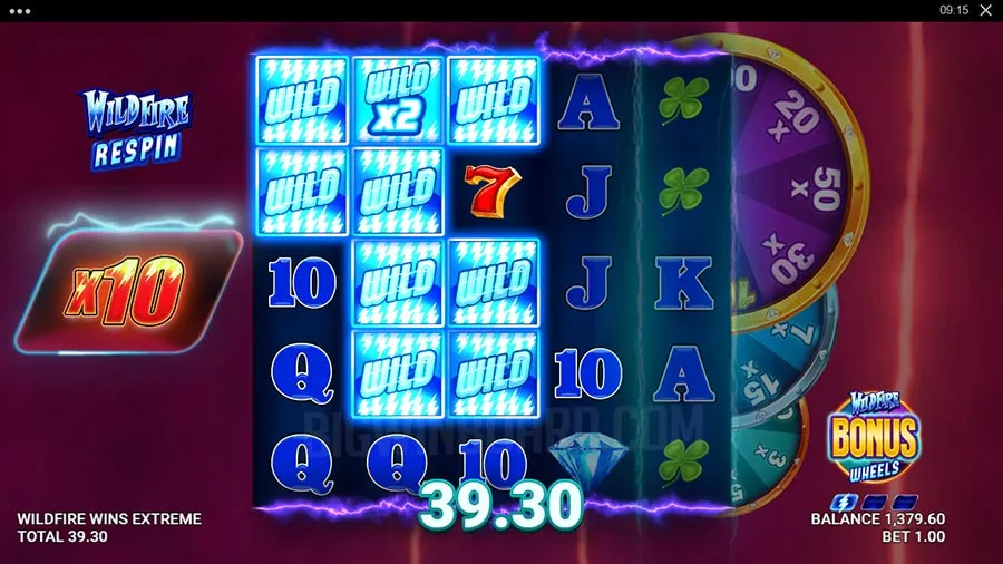 Wildfire Wins Extreme slot