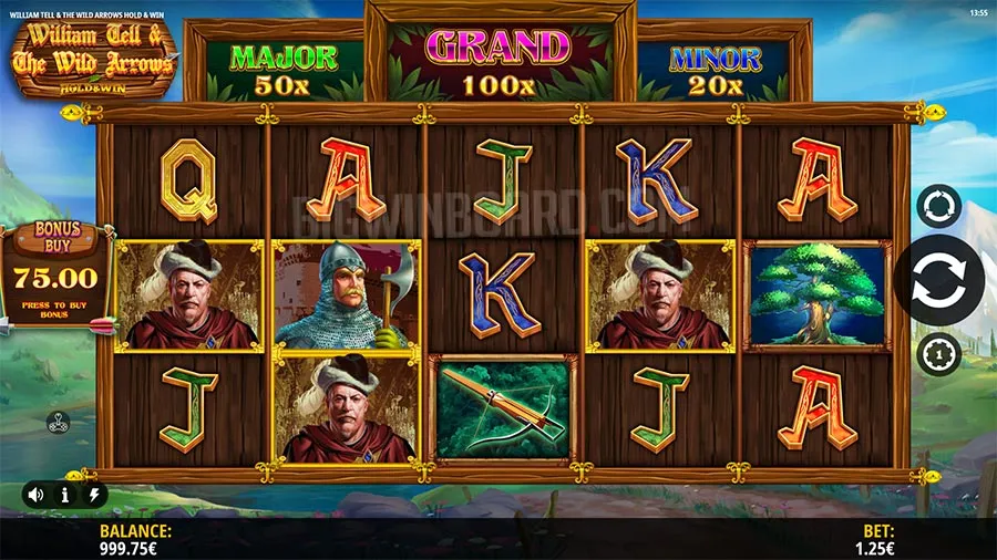 William Tell & The Wild Arrows slot