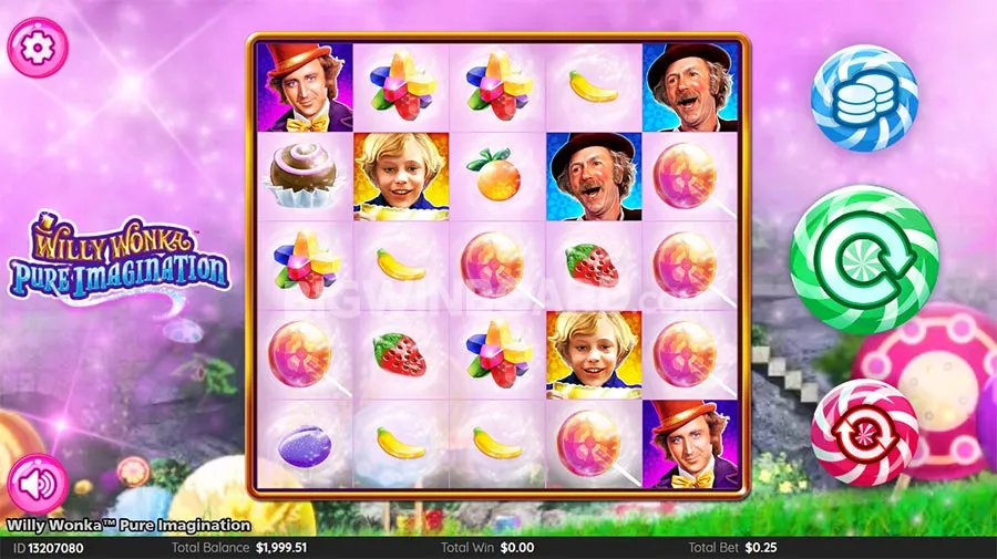 Willy Wonka Pure Imagination slot