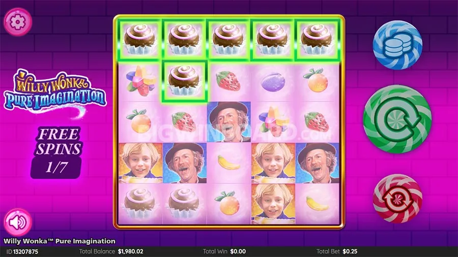 Willy Wonka Pure Imagination slot