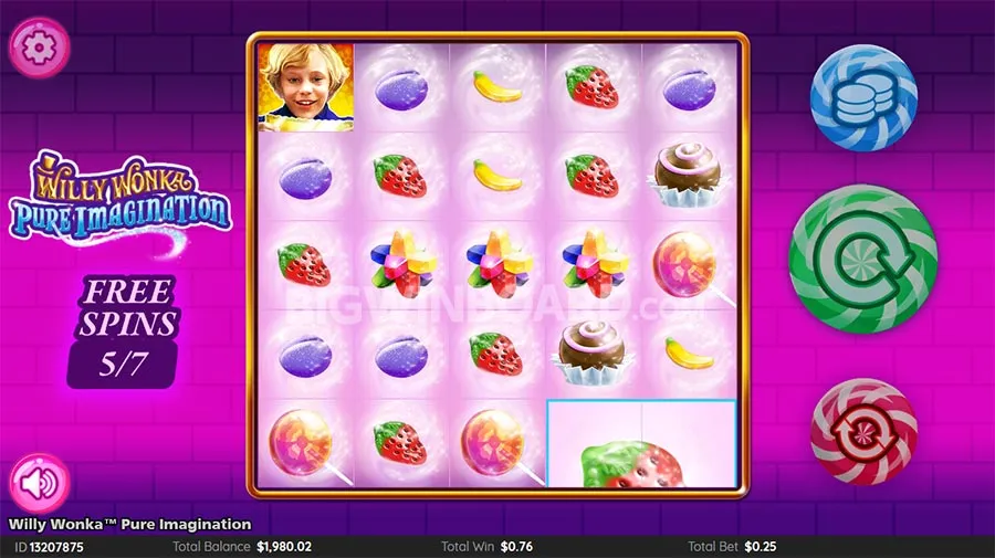 Willy Wonka Pure Imagination slot