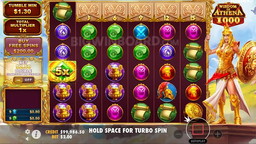 Wisdom of Athena 1000 slot