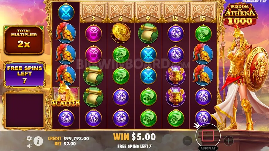 Wisdom of Athena 1000 slot