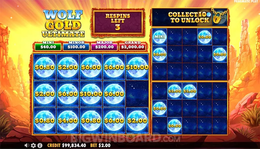Wolf Gold Ultimate slot