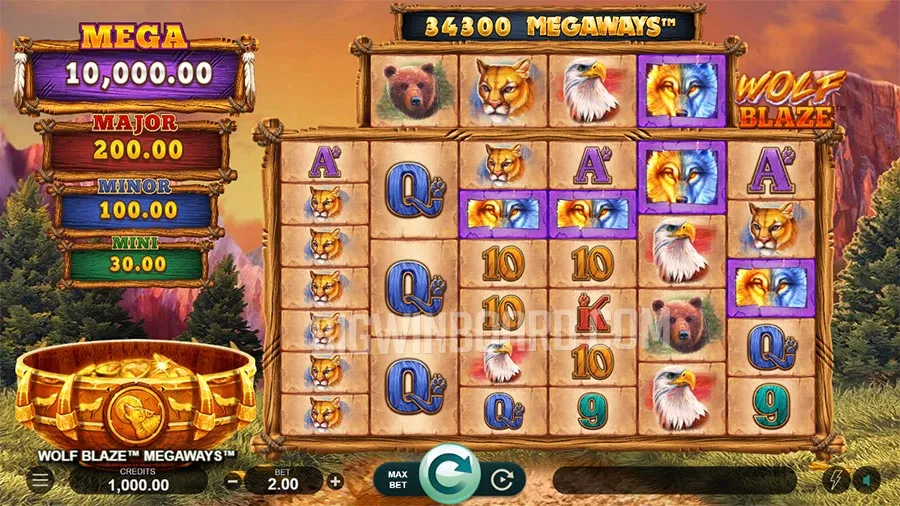 Wolf Blaze Megaways slot