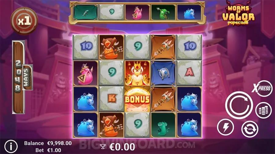 Worms of Valor slot