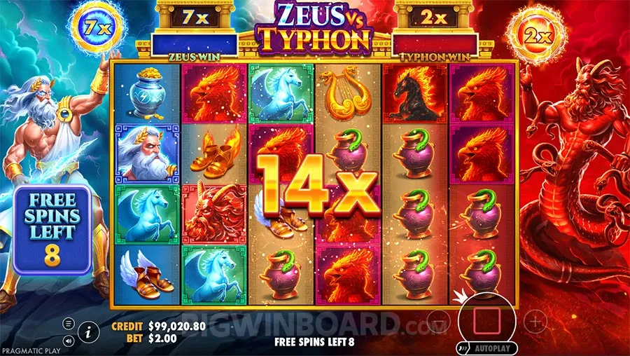 Zeus vs Typhon slot