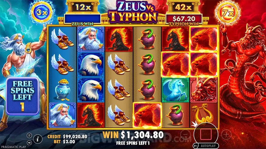 Zeus vs Typhon slot